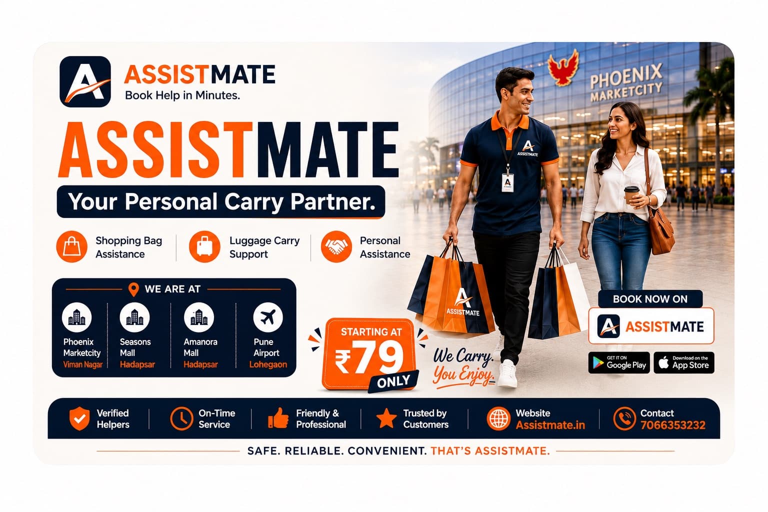 Shopping Bag Assistance in Pune – Carry Your Bags Stress-Free with AssistMate